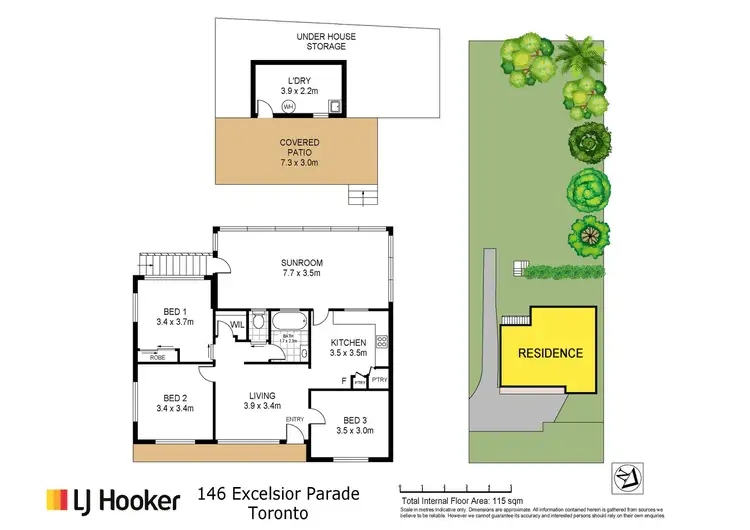 Floorplan of Homely house listing, 146 Excelsior Parade, Toronto NSW 2283