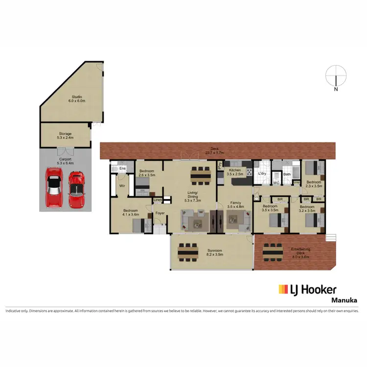 Floorplan of Homely house listing, 4 Woodger Place, Fraser ACT 2615