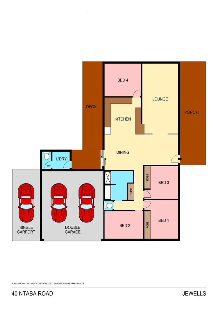 Floorplan of Homely house listing, 40 Ntaba Road, Jewells NSW 2280