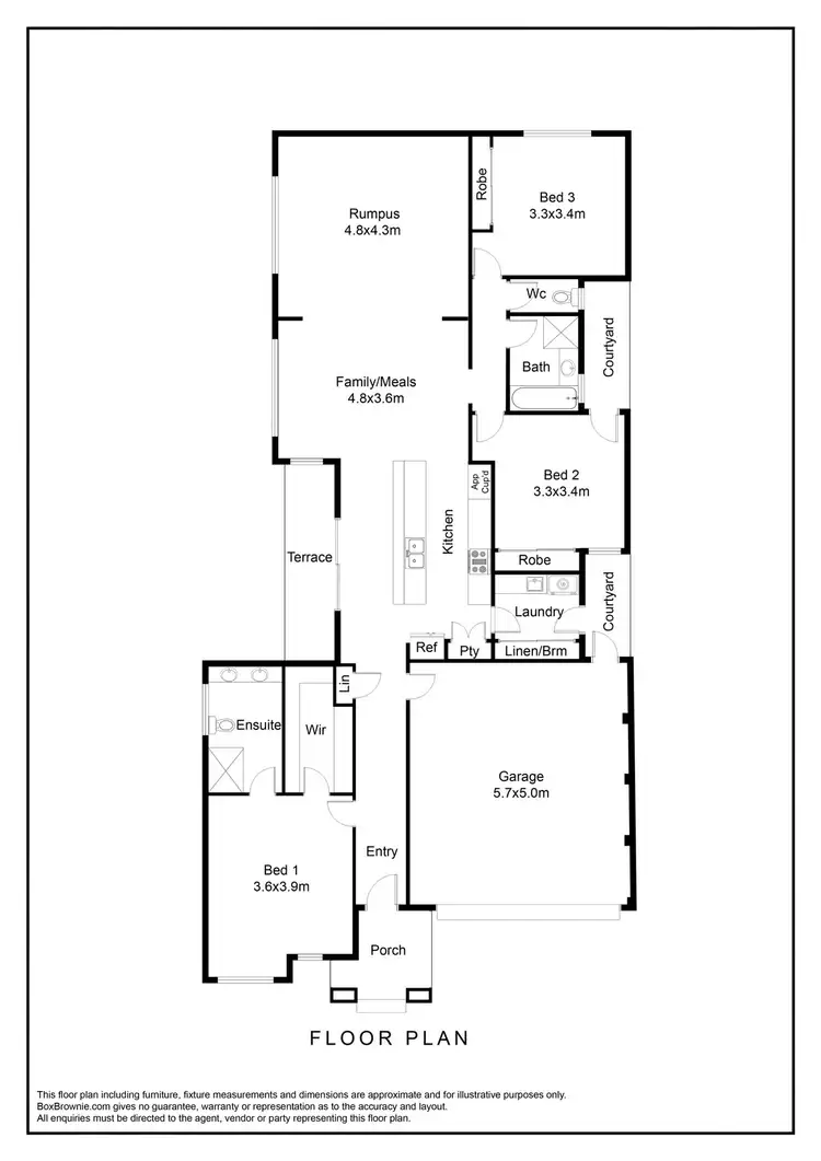 Floorplan of Homely house listing, 14 Earlybird Way, Epping VIC 3076