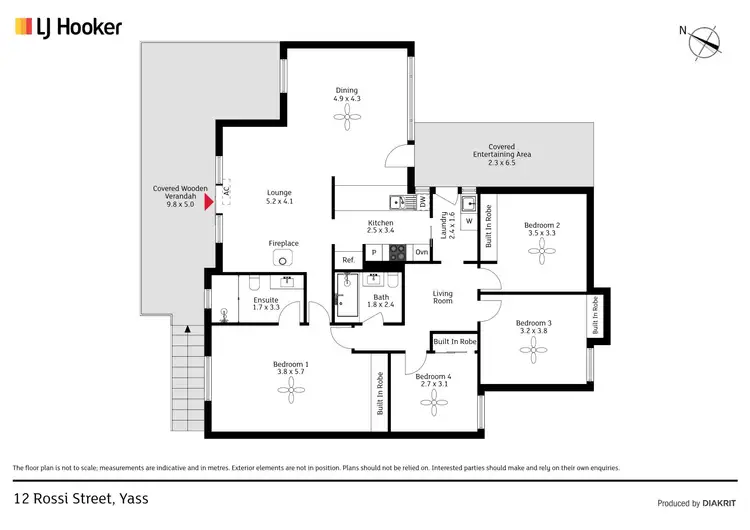 Floorplan of Homely house listing, 12 Rossi Street, Yass NSW 2582
