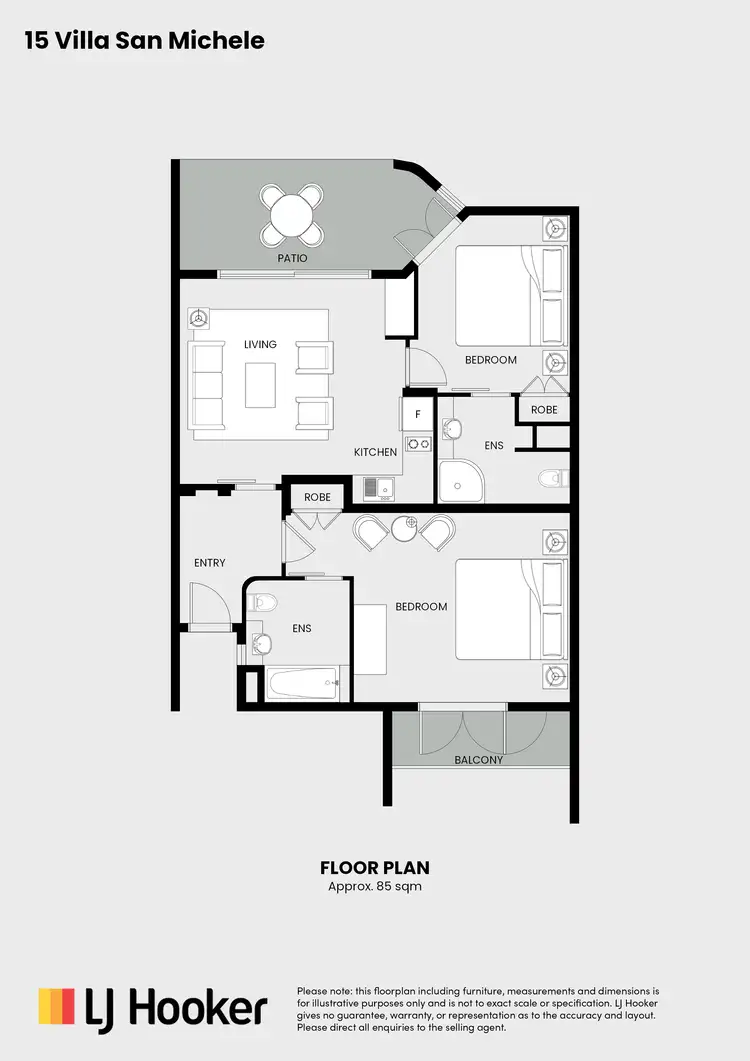 Floorplan of Homely apartment listing, 15 Villa San Michele/41 Macrossan Street, Port Douglas QLD 4877