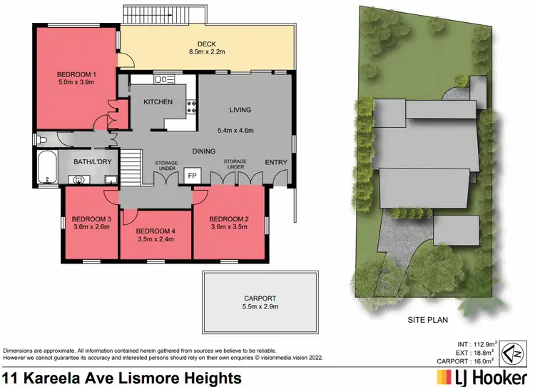 Floorplan of Homely house listing, 11 Kareela Avenue, Lismore Heights NSW 2480