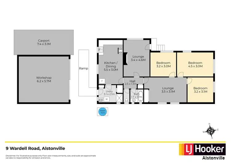 Floorplan of Homely house listing, 9 Wardell Road, Alstonville NSW 2477