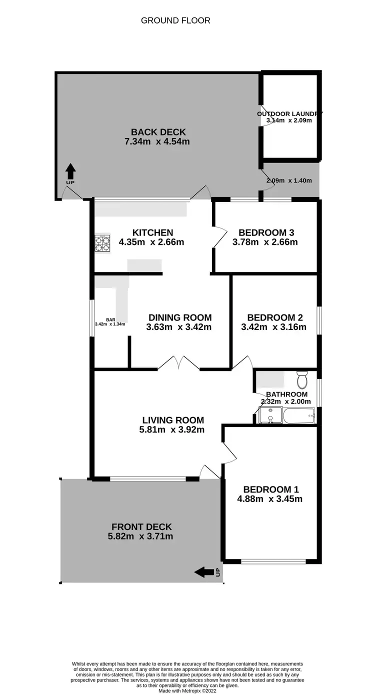 Floorplan of Homely house listing, 50 Adelaide Street, Paxton NSW 2325