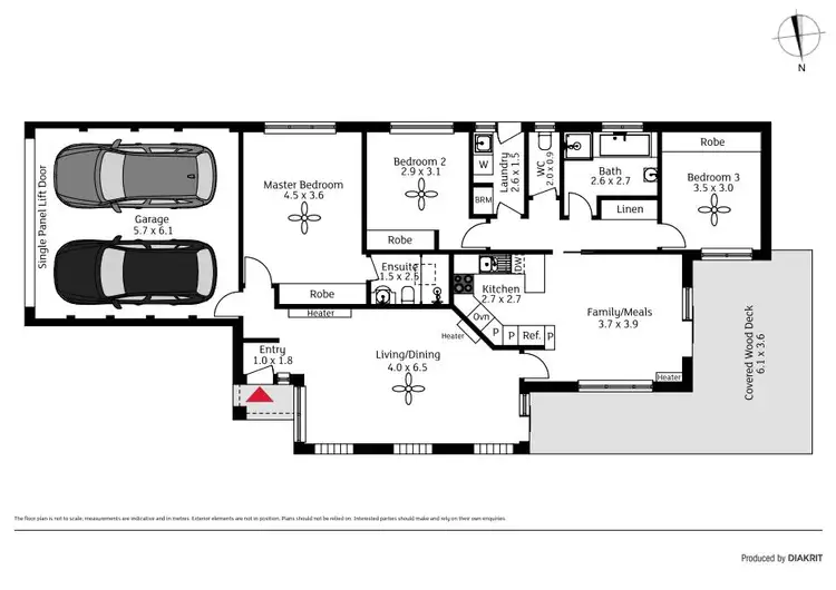 Floorplan of Homely villa listing, 1/3 Sophia Street, Amaroo ACT 2914