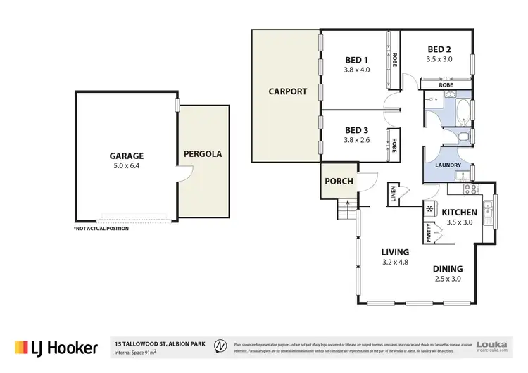 Floorplan of Homely house listing, 15 Tallowood Street, Albion Park NSW 2527
