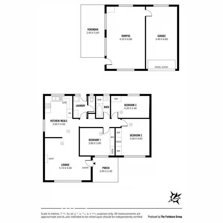 Floorplan of Homely house listing, 8 Deans Road, Campbelltown SA 5074