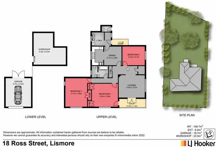 Floorplan of Homely house listing, 18 Ross Street, Lismore NSW 2480