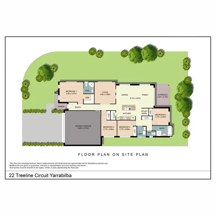 Floorplan of Homely house listing, 22 Treeline Circuit, Yarrabilba QLD 4207