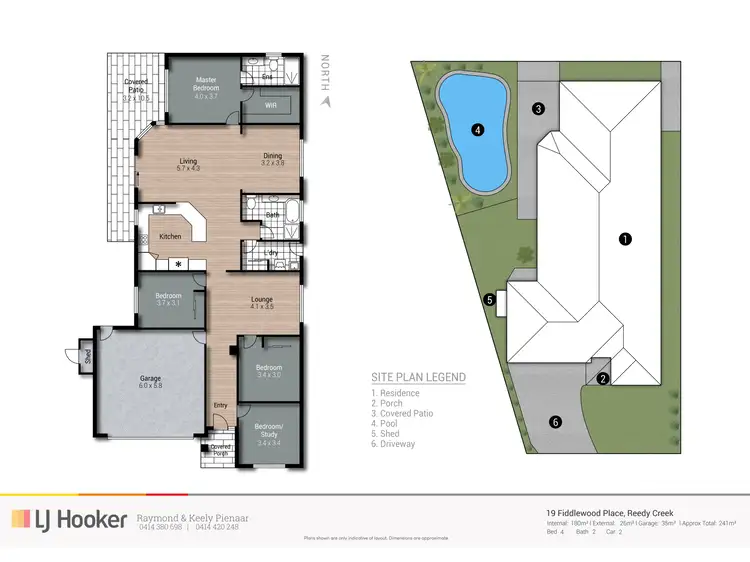 Floorplan of Homely house listing, 19 Fiddlewood Place, Reedy Creek QLD 4227
