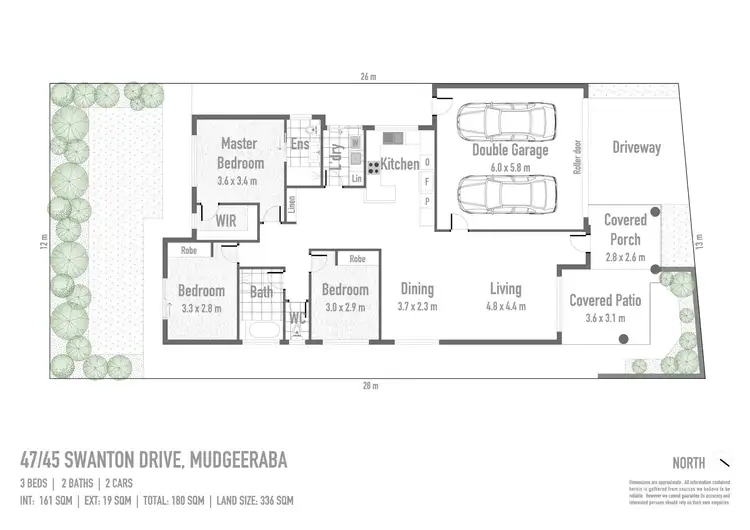 Floorplan of Homely townhouse listing, 47/45 Swanton Drive, Mudgeeraba QLD 4213