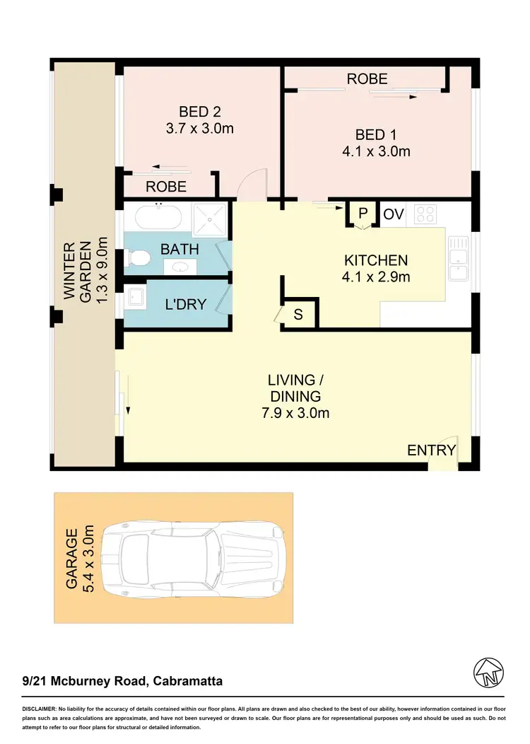 Floorplan of Homely unit listing, 9/21 Mcburney Rd, Cabramatta NSW 2166