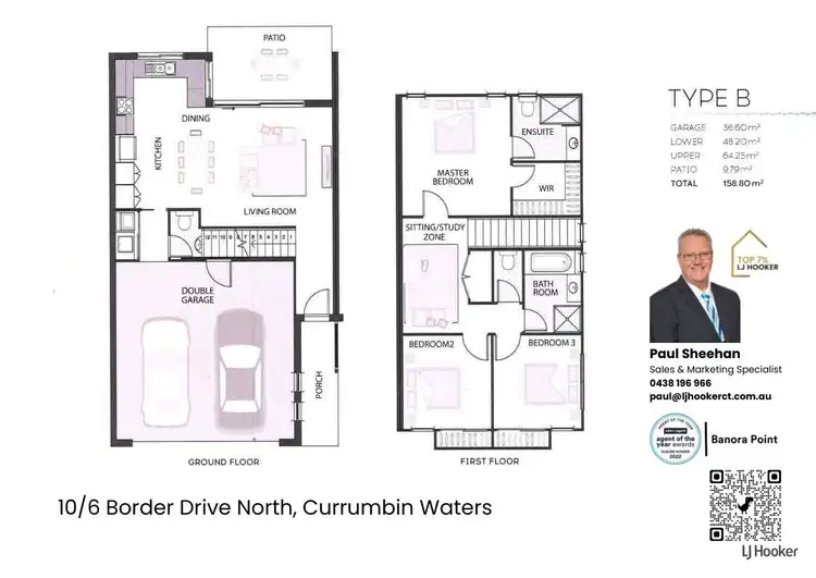 Floorplan of Homely townhouse listing, 10/6 Border Drive North, Currumbin Waters QLD 4223