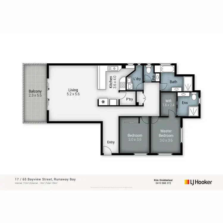 Floorplan of Homely unit listing, 17/65 Bayview Street, Runaway Bay QLD 4216