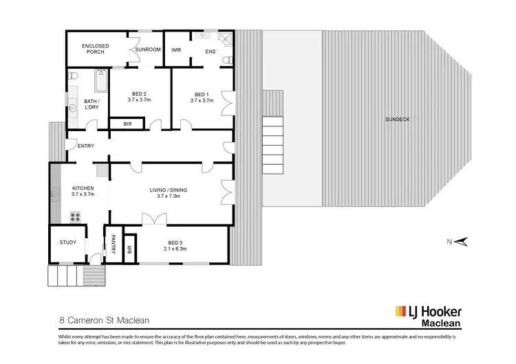 Floorplan of Homely house listing, 8 Cameron Street, Maclean NSW 2463
