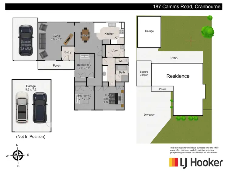 Floorplan of Homely house listing, 187 Camms Road, Cranbourne VIC 3977