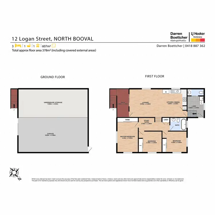 Floorplan of Homely house listing, 12 Logan Street, North Booval QLD 4304