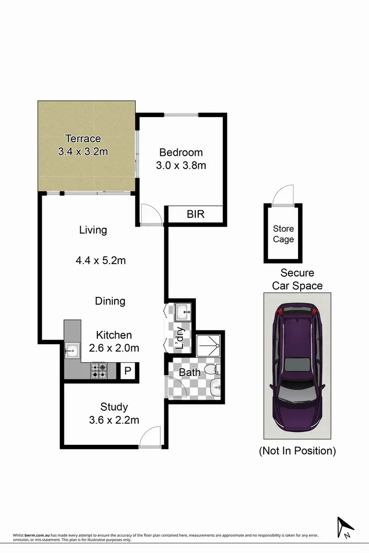 Floorplan of Homely unit listing, 50/554-560 Mowbray Road, Lane Cove NSW 2066