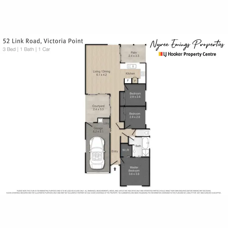 Floorplan of Homely house listing, 52 Link Road, Victoria Point QLD 4165