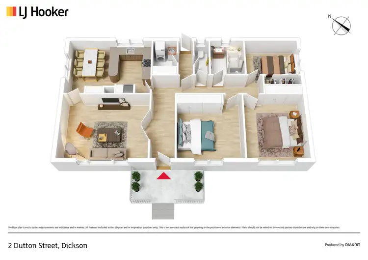 Floorplan of Homely house listing, 2 Dutton Street, Dickson ACT 2602