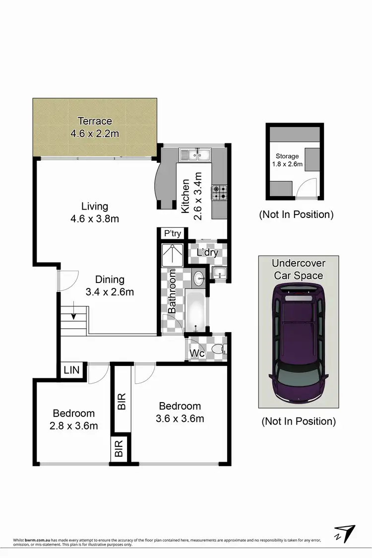 Floorplan of Homely unit listing, 7/10-14 Elgin Street, Woolwich NSW 2110