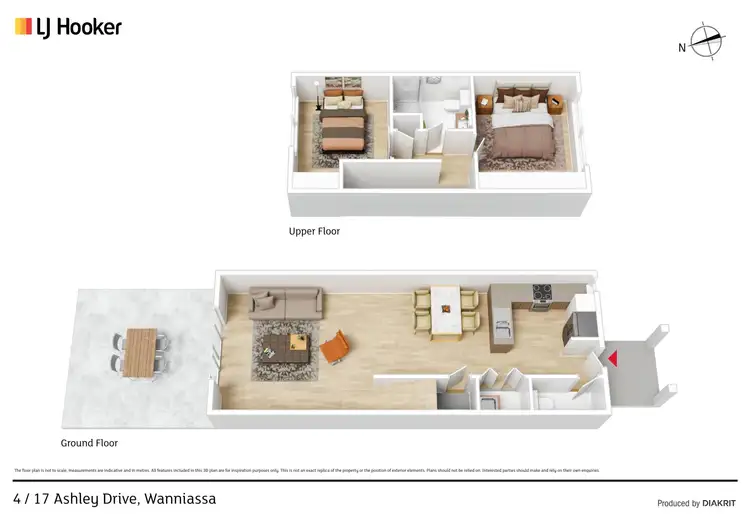 Floorplan of Homely townhouse listing, 4/17 Ashley Drive, Wanniassa ACT 2903
