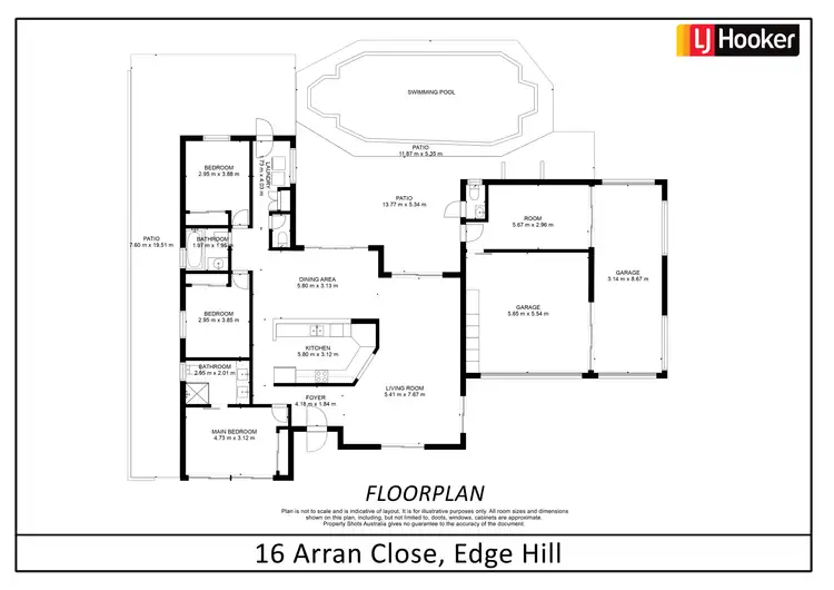 Floorplan of Homely house listing, 16 Arran Close, Edge Hill QLD 4870
