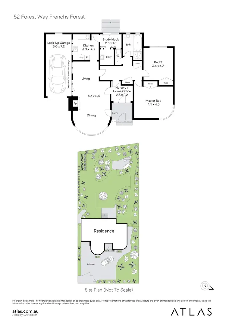 Floorplan of Homely house listing, 52 Forest Way, Frenchs Forest NSW 2086