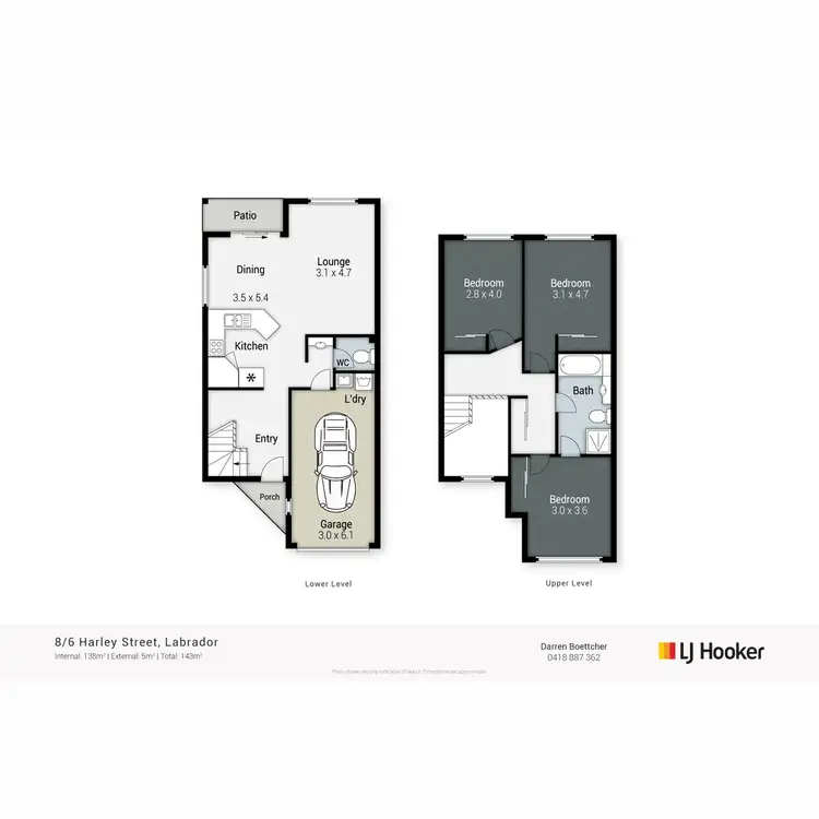 Floorplan of Homely unit listing, 8/6 Harley Street, Labrador QLD 4215