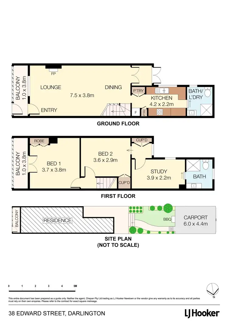 Floorplan of Homely house listing, 38 Edward Street, Darlington NSW 2008