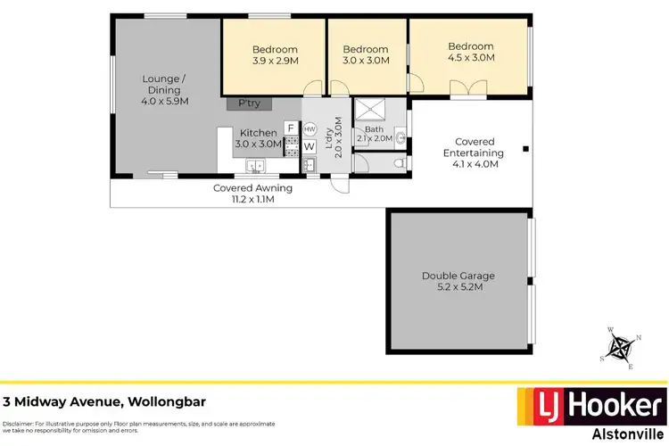 Floorplan of Homely house listing, 3 Midway Avenue, Wollongbar NSW 2477