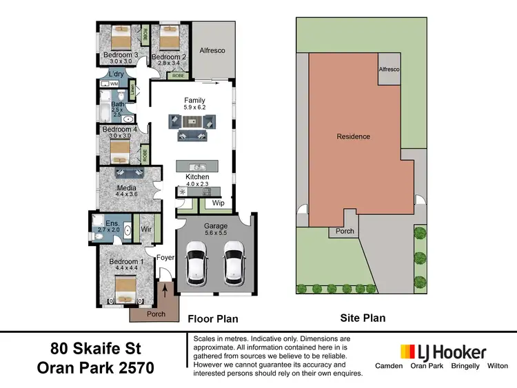 Floorplan of Homely house listing, 80 Skaife Street, Oran Park NSW 2570