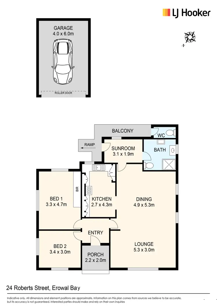 Floorplan of Homely house listing, 24 Roberts Street, Old Erowal Bay NSW 2540