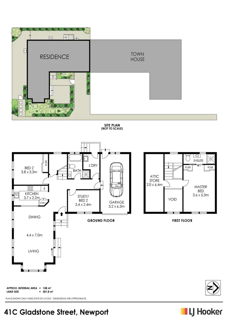 Floorplan of Homely townhouse listing, 41C Gladstone Street, Newport NSW 2106