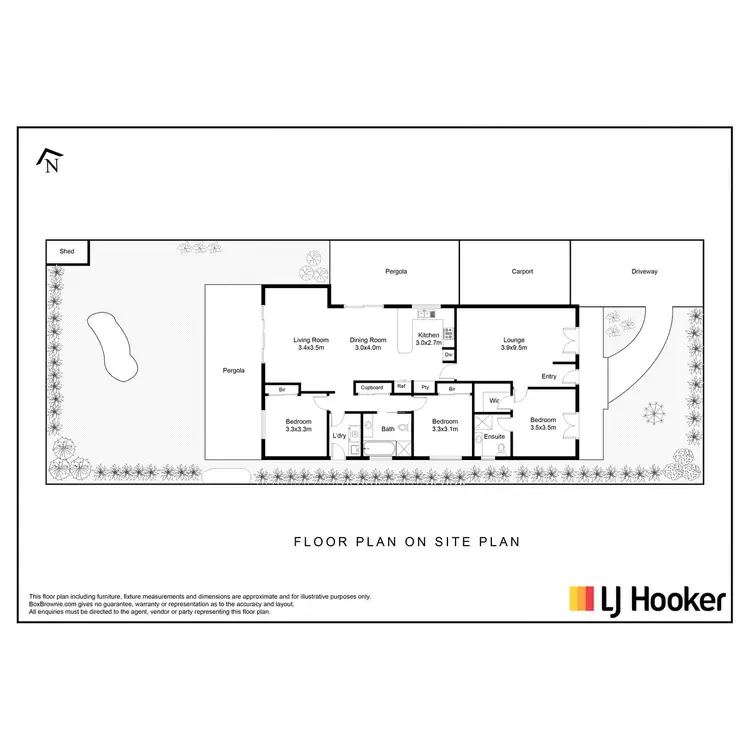 Floorplan of Homely house listing, 34 Sumner Crescent, Point Cook VIC 3030
