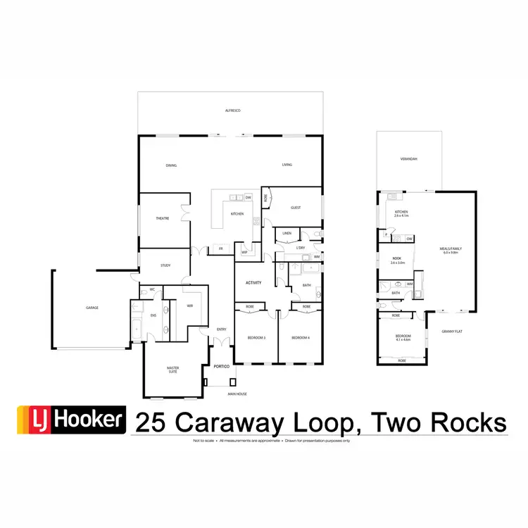 Floorplan of Homely house listing, 25 Caraway Loop, Two Rocks WA 6037