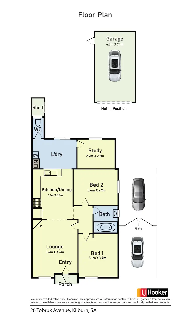 Floorplan of Homely house listing, 26 Tobruk Ave, Kilburn SA 5084