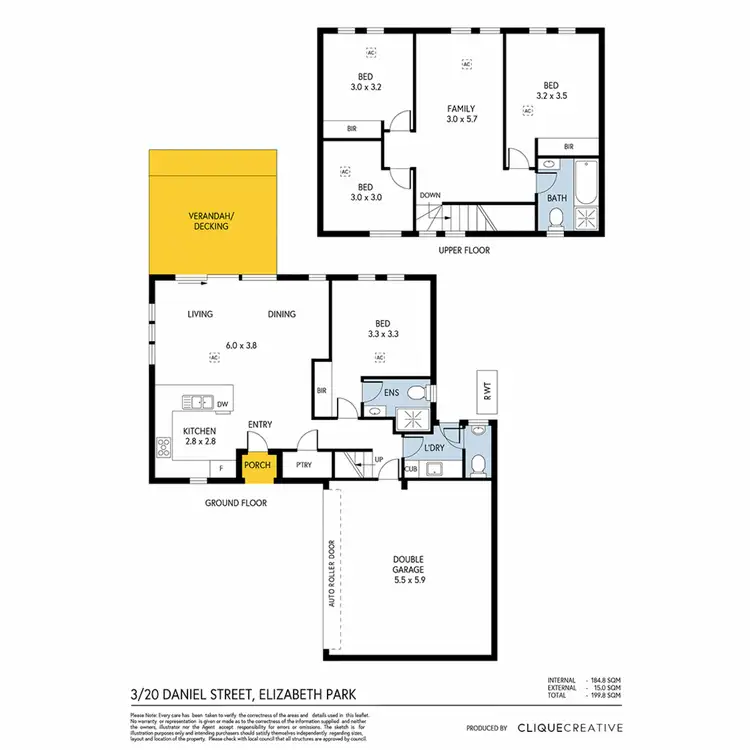 Floorplan of Homely house listing, 3/20 Daniel Street, Elizabeth Park SA 5113