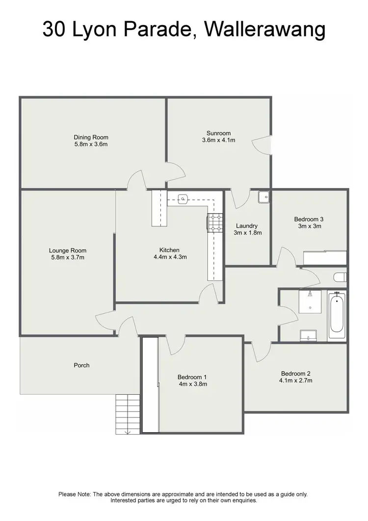 Floorplan of Homely house listing, 30 Lyon Parade, Wallerawang NSW 2845