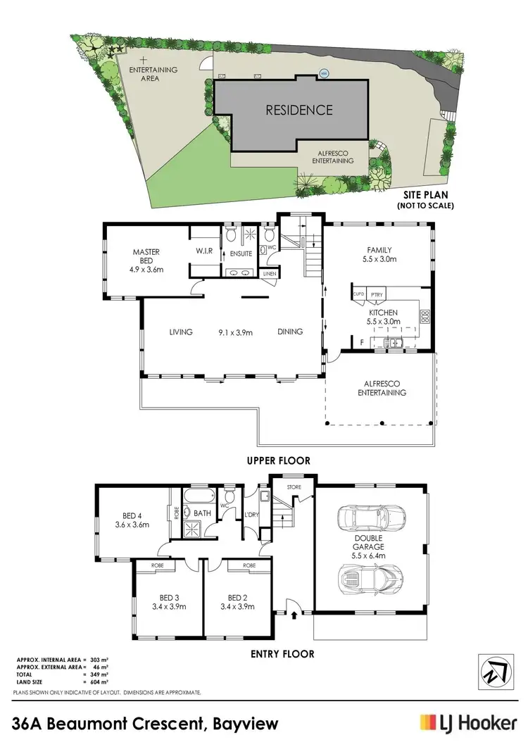 Floorplan of Homely house listing, 36A Beaumont Crescent, Bayview NSW 2104