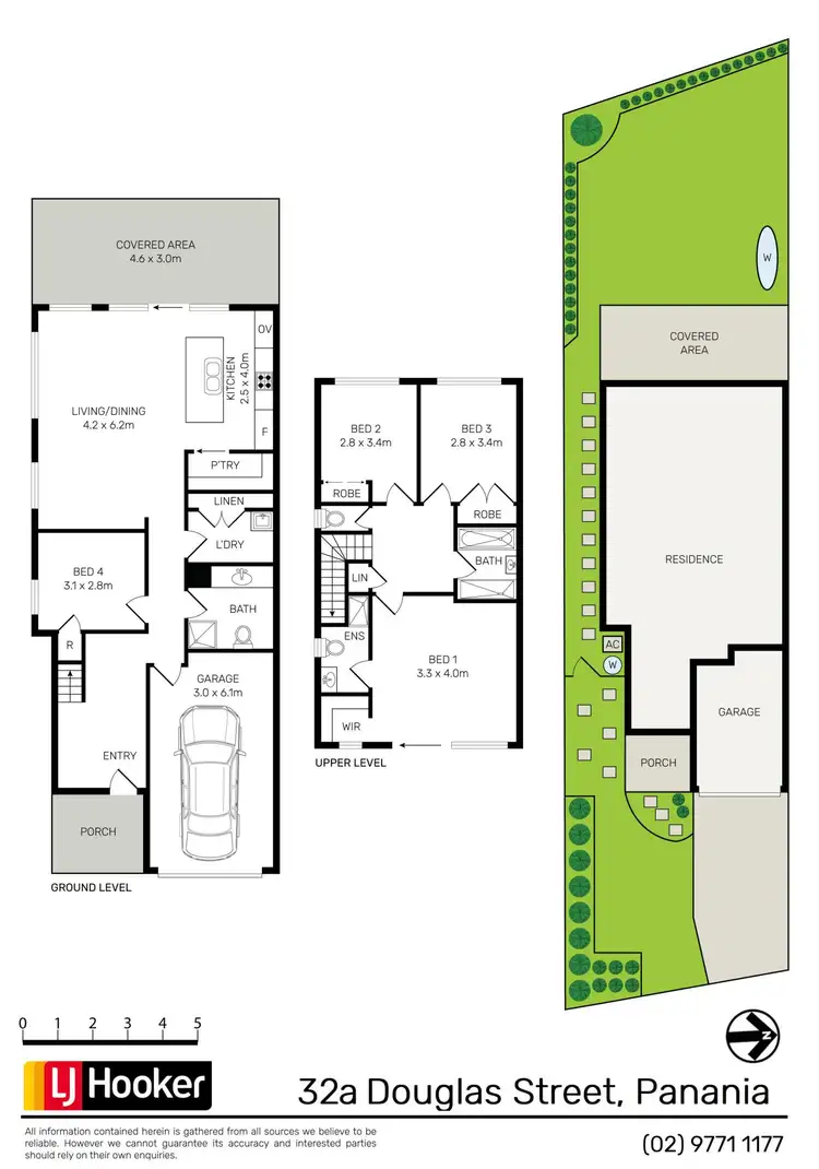 Floorplan of Homely semi-detached listing, 32a Douglas Street, Panania NSW 2213