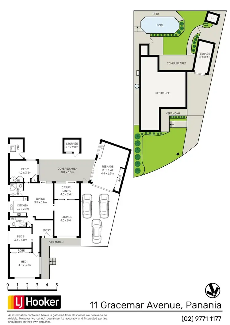 Floorplan of Homely house listing, 11 Gracemar Avenue, Panania NSW 2213