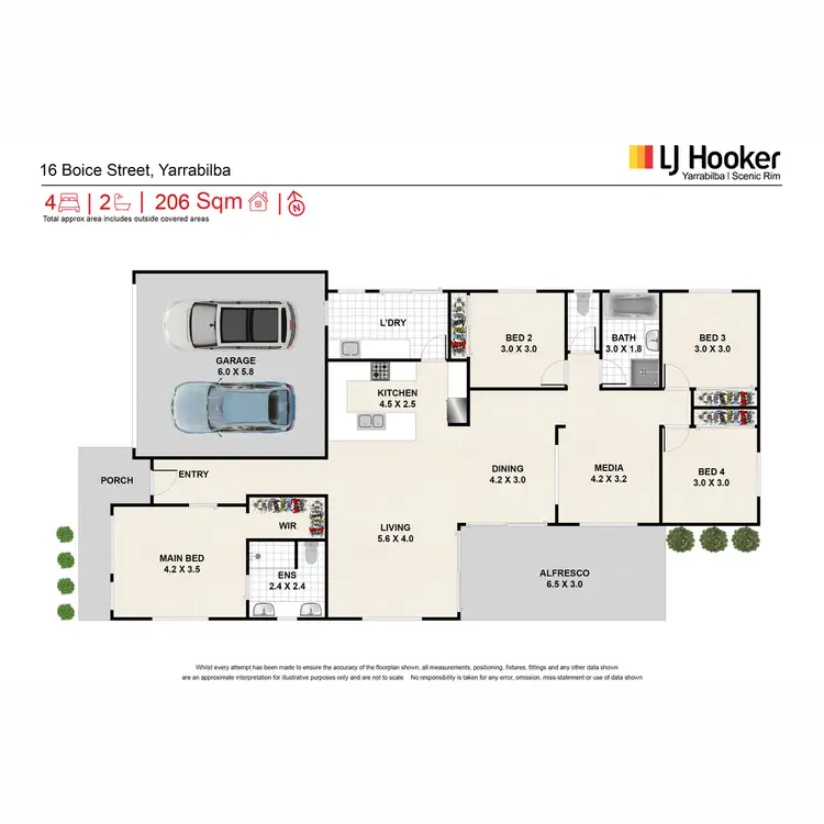 Floorplan of Homely house listing, 16 Boice Street, Yarrabilba QLD 4207