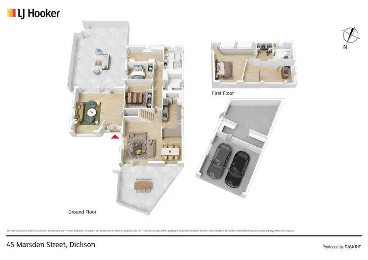 Floorplan of Homely house listing, 45 Marsden Street, Dickson ACT 2602