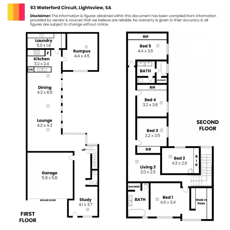 Floorplan of Homely house listing, 63 Waterford Circuit, Lightsview SA 5085