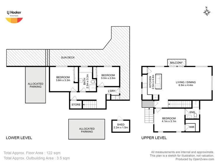 Floorplan of Homely villa listing, 5/8 Carnation Terrace, Kingston TAS 7050