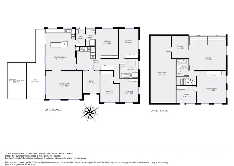 Floorplan of Homely house listing, 7 Shirley Boulevard, Lenah Valley TAS 7008