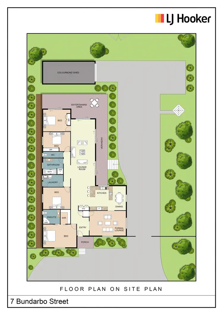 Floorplan of Homely house listing, 7 Bundarbo Street, Harden NSW 2587