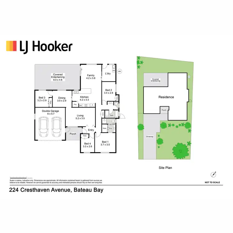 Floorplan of Homely house listing, 224 Cresthaven Avenue, Bateau Bay NSW 2261